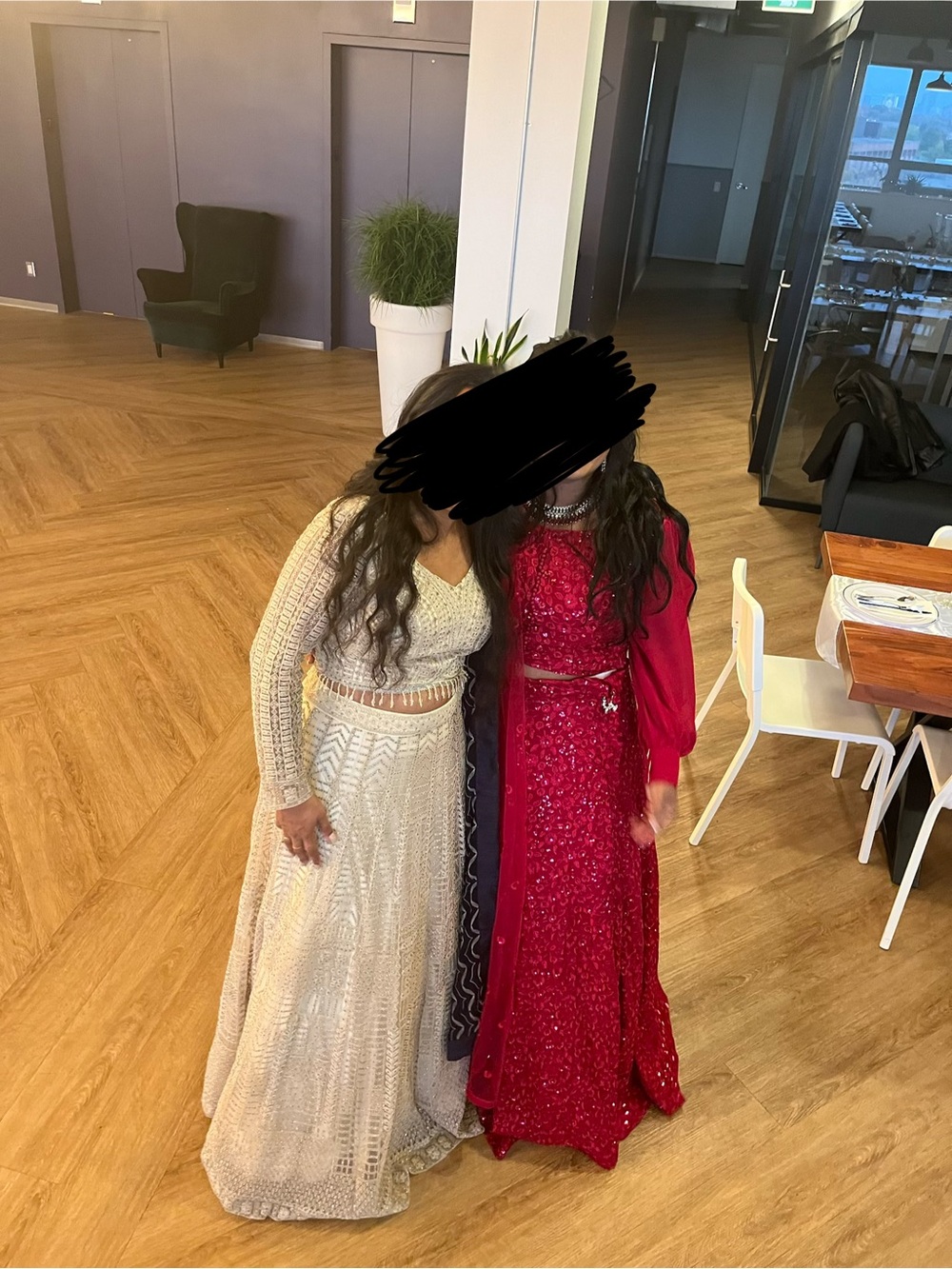Champagne Beaded Lehenga